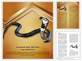 Cobra Snake Editable PowerPoint Template