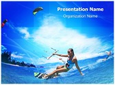 Kitesurfing Editable PowerPoint Template