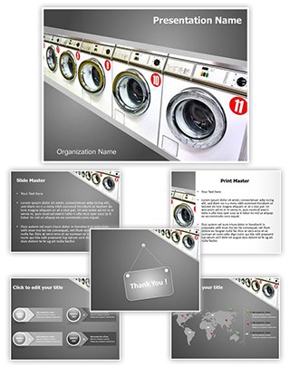 Laundromat Editable PowerPoint Template