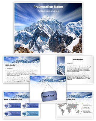 Mount Everest Editable PowerPoint Template