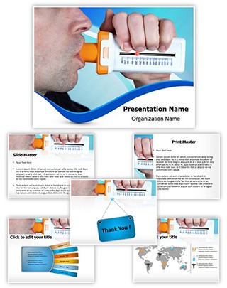 Pulmonary Function Editable PowerPoint Template