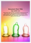 Colorful condoms