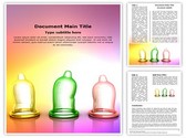 Colorful condoms Template