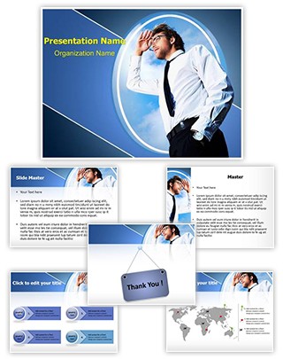 Successful Business Leader Editable PowerPoint Template