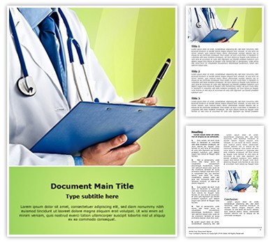 Doctor prescription Editable Word Template