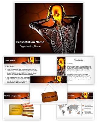 Trauma Radiography Scan Editable PowerPoint Template