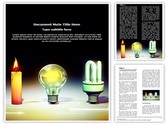 Evolution of light Editable PowerPoint Template