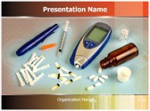 Diabetes Equipment Editable PowerPoint Template