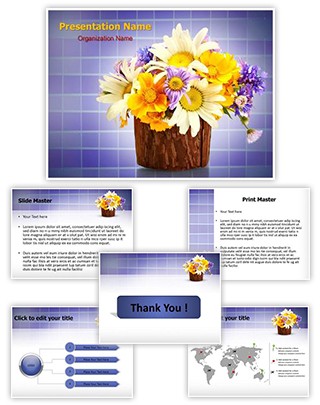 Bouquet Editable PowerPoint Template