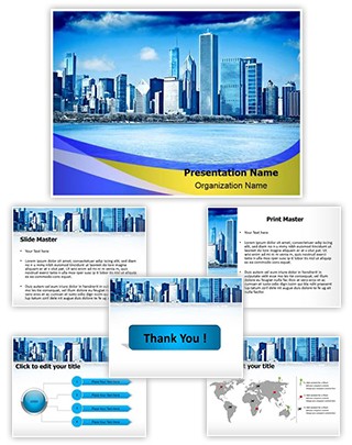 Business Town Editable PowerPoint Template