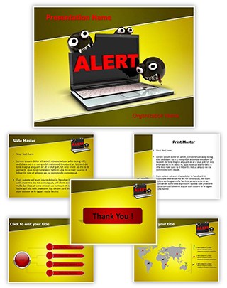 Computer Virus Editable PowerPoint Template