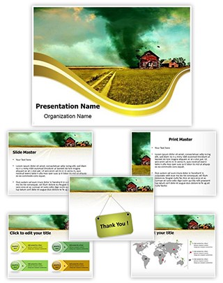 Tornado Editable PowerPoint Template