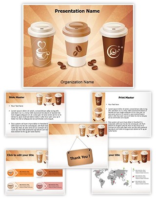 Starbucks Coffee Editable PowerPoint Template