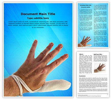 bandage Editable Word Template