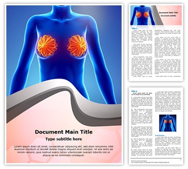 Mammary glands Editable Word Template