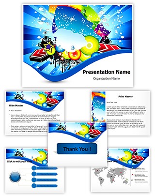 Graphic Art Editable PowerPoint Template