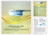 Smoke detector Editable PowerPoint Template