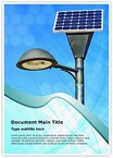 solar light Editable Template