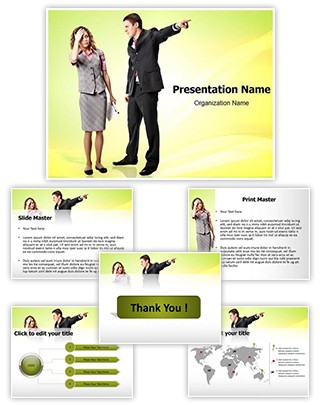 Anger Discharge Editable PowerPoint Template