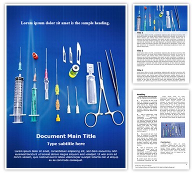 surgical equipment Editable Word Template