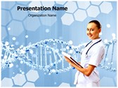 Dna Helix Editable PowerPoint Template