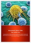 Cancer Cells Editable Template