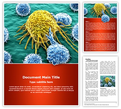 Cancer Cells Editable Word Template