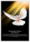 White Dove Editable Template