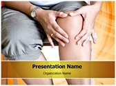 Massaging Knee Editable PowerPoint Template