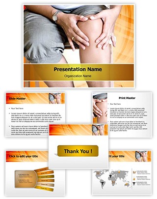 Massaging Knee Editable PowerPoint Template
