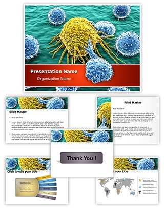 Cancer Cells Editable PowerPoint Template