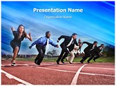 Business Race Editable PowerPoint Template