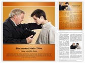 Pastor Praying Editable PowerPoint Template