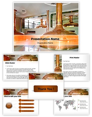 Bohemian Brewery Editable PowerPoint Template