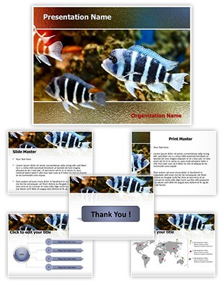 Zebra Fish Editable PowerPoint Template