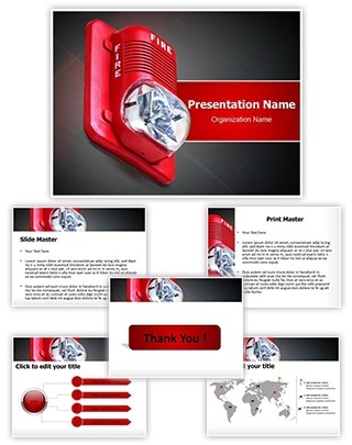 Fire Alarm Editable PowerPoint Template