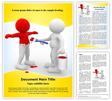 Changing Character Editable Word Template