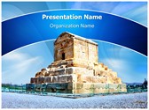 Cyrus Tomb Iran Editable Template