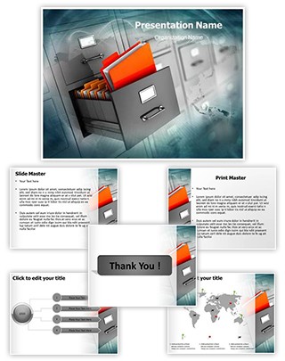 Document Management Editable PowerPoint Template