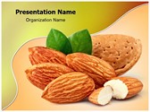 Almonds with Kernels Editable PowerPoint Template