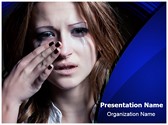 Crying Tears Editable PowerPoint Template