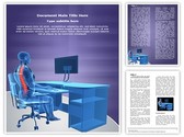 Correct Sitting Posture Editable PowerPoint Template