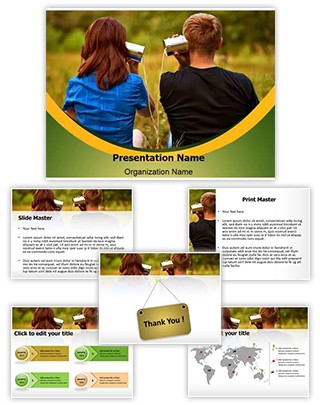 Telephone Invention Editable PowerPoint Template