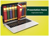 Online Library Editable PowerPoint Template