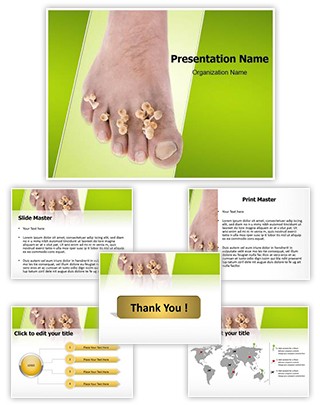 Foot Mycosis Editable PowerPoint Template