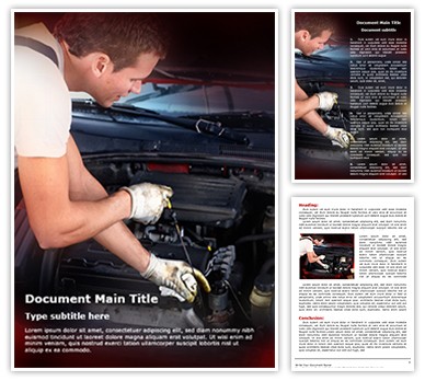 Auto Repair Editable Word Template