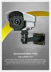 CCTV Security Camera Editable Template
