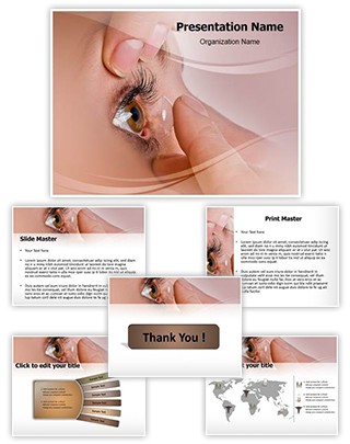 Contact Lens Editable PowerPoint Template