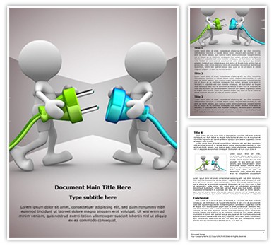 Connecting Cable Editable Word Template