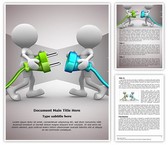 Connecting Cable Editable PowerPoint Template